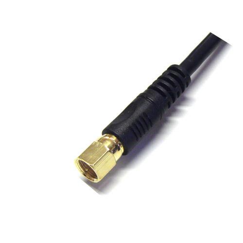 フジパーツ 4K8K対応 1mアンテナケーブル[L型プラグ-F型接栓]黒 FBT-310-48 【864】 |  | 02