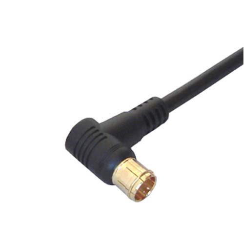 フジパーツ 4K8K対応 2mアンテナケーブル[L型プラグ-F型接栓]黒 FBT-320-48 【864】 |  | 03