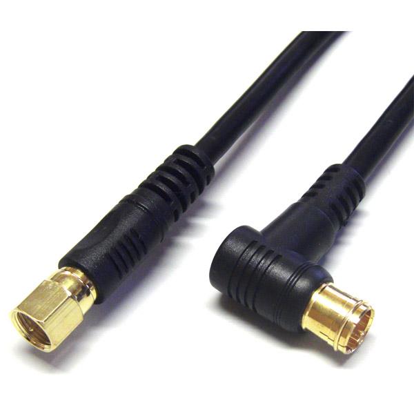 フジパーツ 4K8K対応 5mアンテナケーブル[L型プラグ-F型接栓]黒 FBT-350-48 |  | 01