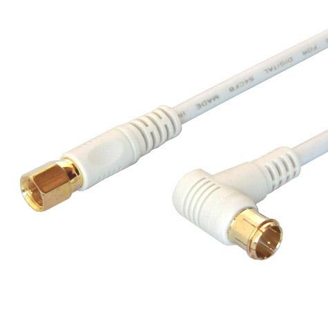 フジパーツ 4K8K対応 0.3mアンテナケーブル[L型プラグ-F型接栓]白 FBT-703-48 |  | 01