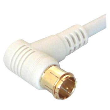 フジパーツ 4K8K対応 0.3mアンテナケーブル[L型プラグ-F型接栓]白 FBT-703-48 |  | 03