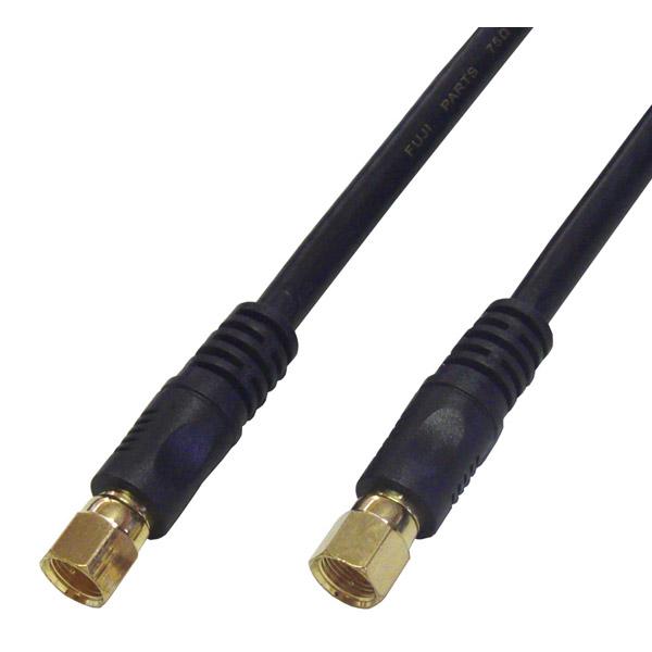 フジパーツ 4K8K対応 1mアンテナケーブル(5C)[F型接栓-F型接栓]黒 BFF-10-48 |  | 01