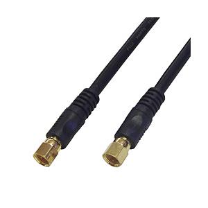 フジパーツ 4K8K衛星放送対応 5m 5Cアンテナケーブル黒（F型接栓-F型接栓） BFF-50-48 BFF-50-48 | 