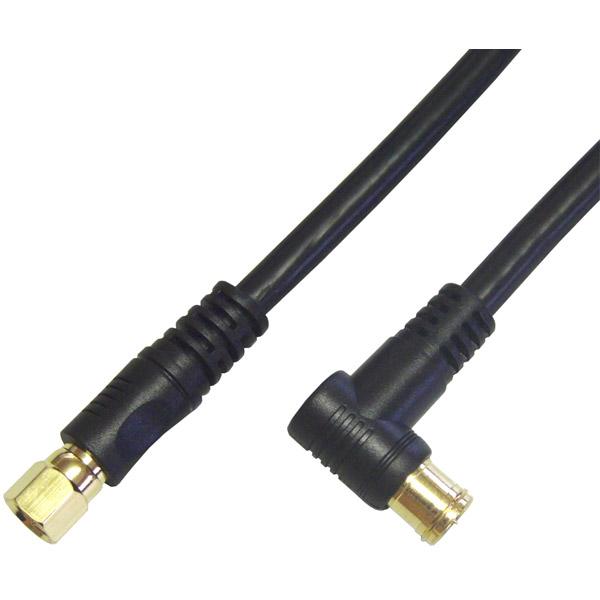 フジパーツ 4K8K衛星放送対応 0.5m 5Cアンテナケーブル黒（L型プラグ-F型接栓） BLF-05-48 BLF-05-48 |  | 01