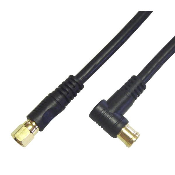 フジパーツ 4K8K対応 1.5mアンテナケーブル(5C)[L型プラグ-F型接栓]黒 BLF-15-48 |  | 01