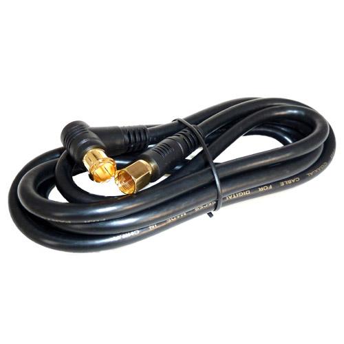 フジパーツ 4K8K衛星放送対応 2m 5Cアンテナケーブル黒（L型プラグ-F型接栓） BLF-20-48 BLF-20-48 |  | 02