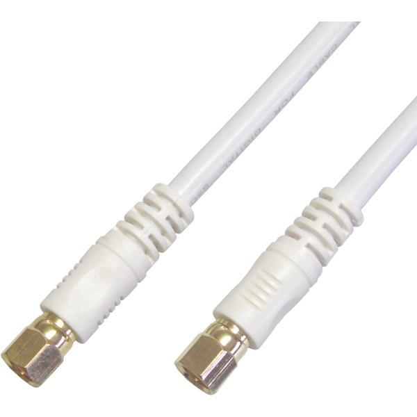 フジパーツ 4K8K衛星放送対応 3m 5Cアンテナケーブル白（F型接栓-F型接栓） WFF-30-48 WFF-30-48 |  | 01