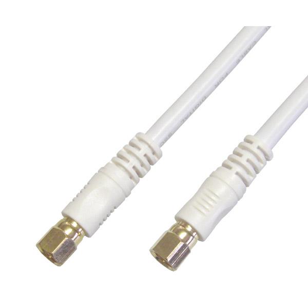 フジパーツ 4K8K対応 5mアンテナケーブル(5C)[F型接栓-F型接栓]白 WFF-50-48 |  | 01