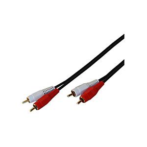 フジパーツ 5mオーディオケーブル(ピンプラグ×2-ピンプラグ×2) FCA-321-50 FCA-321-50 | 