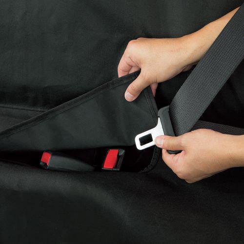 BONFORM 4361-28BE シートカバー ファインテックス リヤ 後席シートベルト対応 ベージュ 軽・普通車用 |  | 03