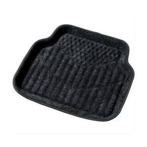 BONFORM 6398-08BK　カーマット　3Dマックスダイバー　普通車用　リア用　1枚入り　ズレ防止加工　サイズ：56×47cm　カラー：ブラック 【864】 | 