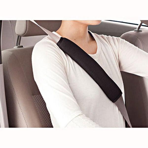 BONFORM 7444-26BK　シートベルトカバー　モードメッシュ　軽／普通車用　カラー：ブラック |  | 01