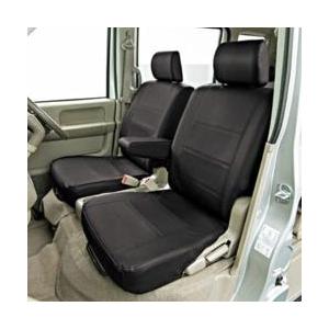 BONFORM 4450-07BK　シートカバー　ソフトレザーD×　M4-20エブリーワゴン　専用2列車　カラー：ブラック | 
