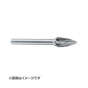 スティング 超硬バーロングシャンク径6ミリ(ポイント型)ダブルカット(刃径9.5 SB4C03L | 