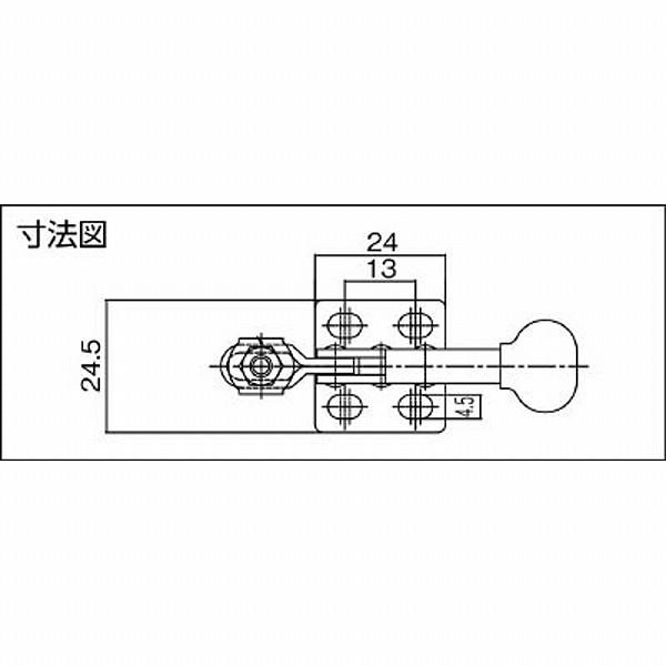 スティング TD04F スーパー 下方押え型トグルクランプ(水平ハンドル式) |  | 02