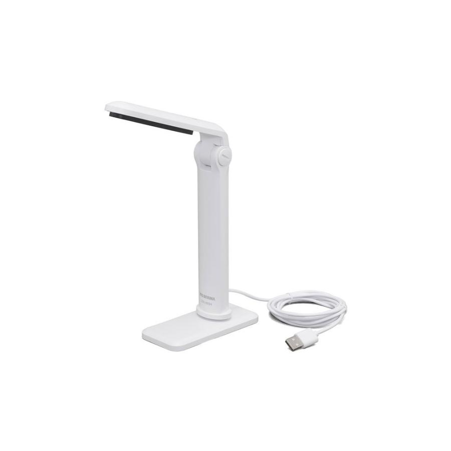 アイリスオーヤマ LEDデスクライト  ホワイト LDL-203H-W | IRIS OHYAMA | 01