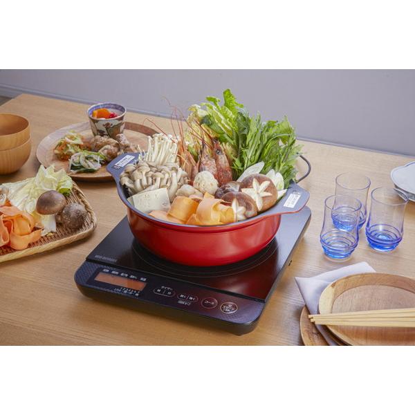 アイリスオーヤマ 1口IHコンロ 1400W 液晶付き IHC-TE7-B 【864】 [振込不可] | IRIS OHYAMA | 05