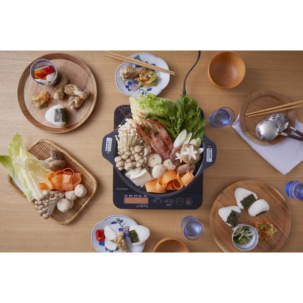 アイリスオーヤマ 1口IHコンロ 1400W 液晶付き IHC-TE7-B 【864】 [振込不可] | IRIS OHYAMA | 06