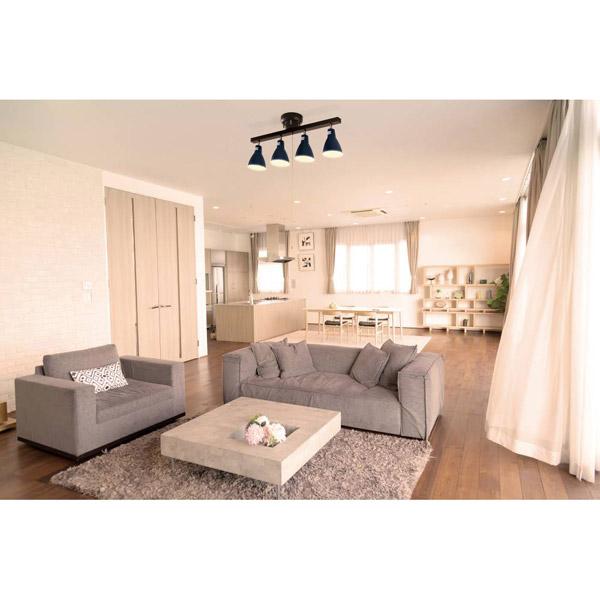 アイリスオーヤマ 4灯シーリングライト ストレートタイプ CL-4E26SW-A ネイビー [振込不可] | IRIS OHYAMA | 06