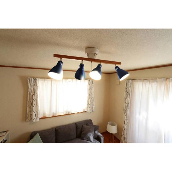 アイリスオーヤマ 4灯シーリングライト ストレートタイプ CL-4E26SW-A ネイビー [振込不可] | IRIS OHYAMA | 07