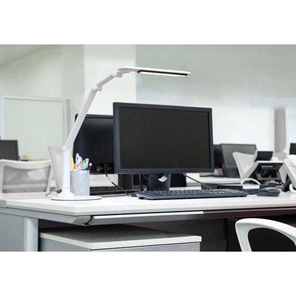 アイリスオーヤマ デスクライト(Ra97の高演色性ライト採用)  ホワイト LDL-71K-W ［LED］ | IRIS OHYAMA | 04