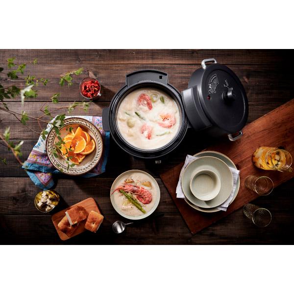 アイリスオーヤマ 電気圧力鍋（4.0L） ブラック KPC-MA4-B [振込不可][代引不可] | IRIS OHYAMA | 06