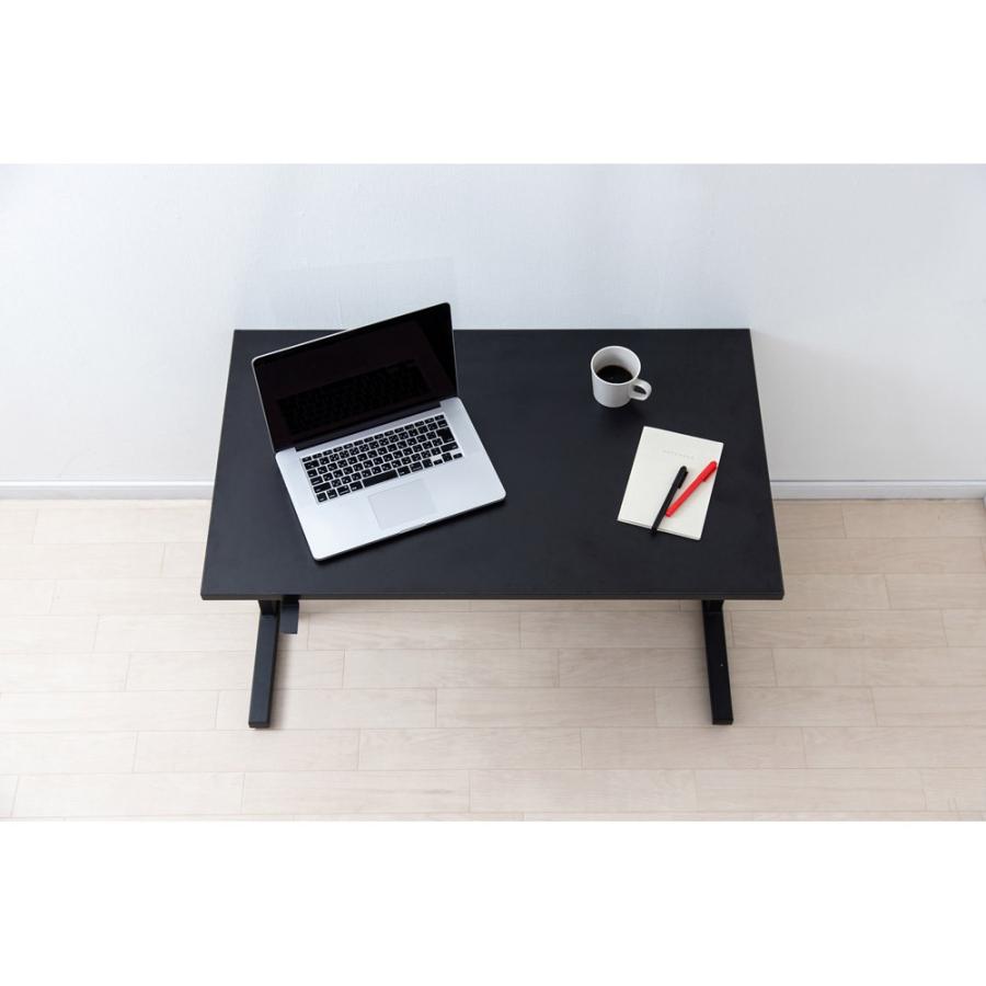 アイリスオーヤマ 昇降デスク［W100×D58.9×H72〜59〜80cm］  ブラック UDD-1000 | IRIS OHYAMA | 03