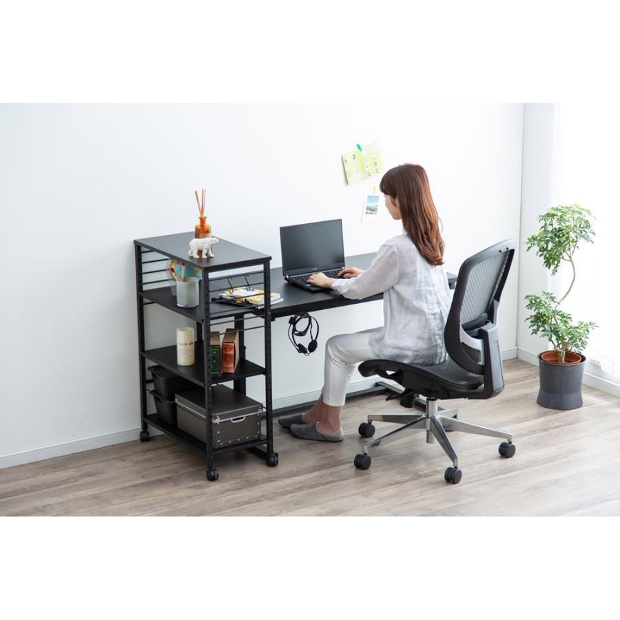 アイリスオーヤマ 昇降デスク［W100×D58.9×H72〜59〜80cm］  ブラック UDD-1000 | IRIS OHYAMA | 04