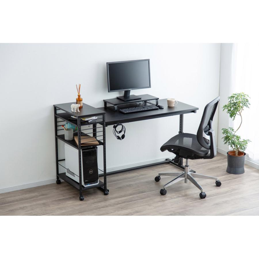 アイリスオーヤマ 昇降デスク［W120×D58.9×H72〜59〜80cm］  ブラック UDD-1200 | IRIS OHYAMA | 03