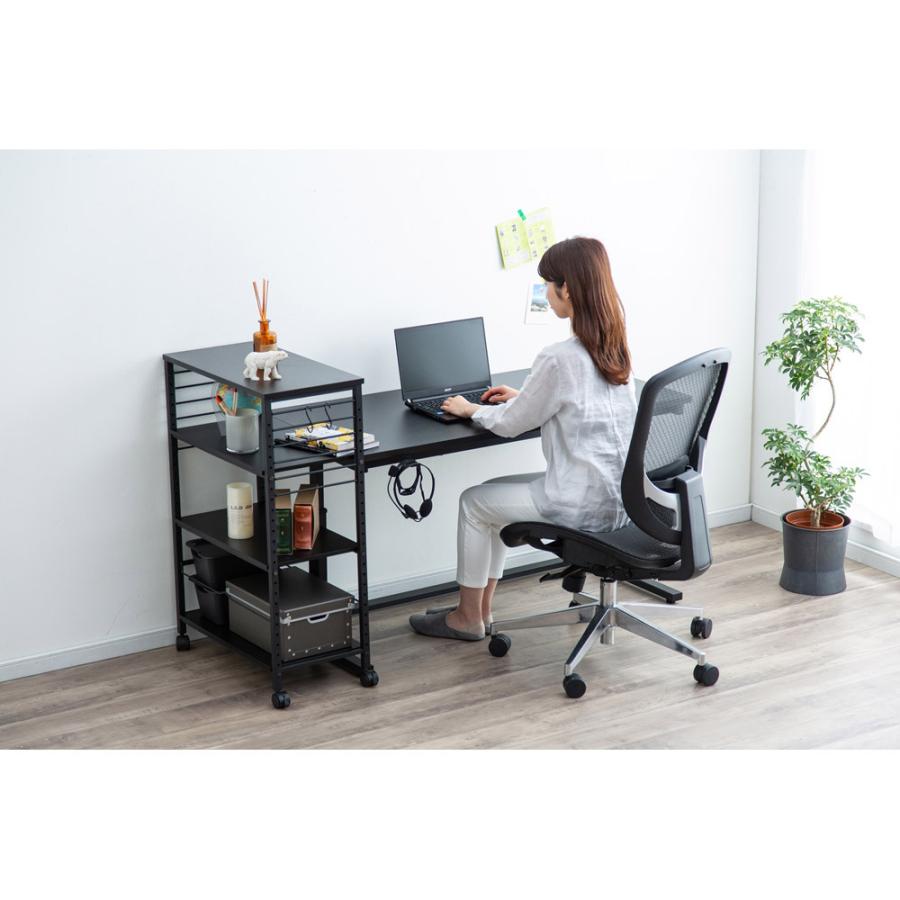 アイリスオーヤマ 昇降デスク［W120×D58.9×H72〜59〜80cm］  ブラック UDD-1200 | IRIS OHYAMA | 05