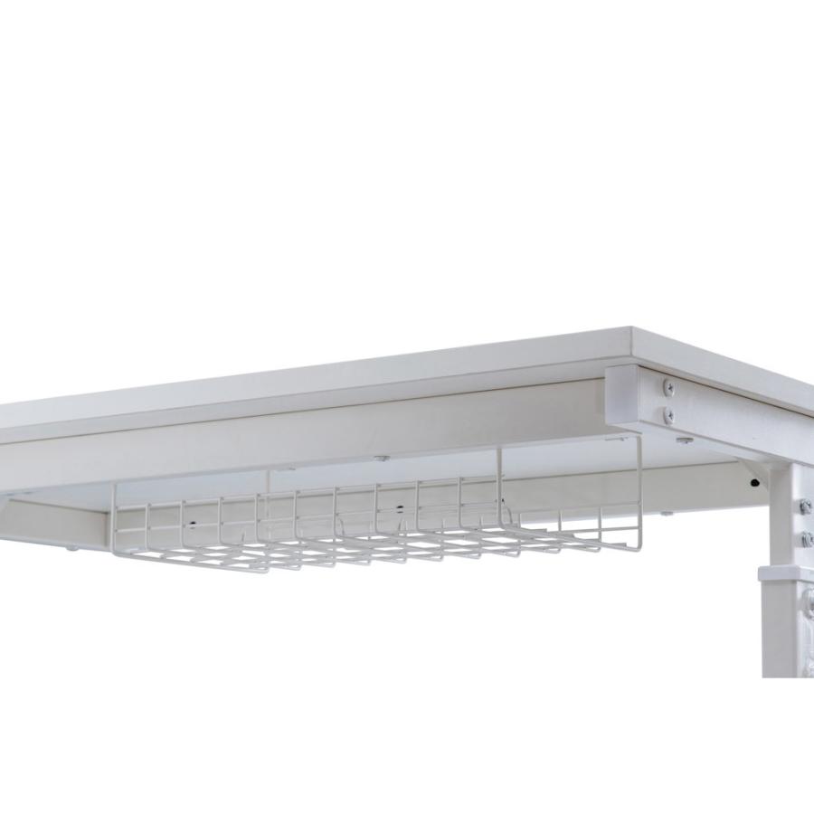 アイリスオーヤマ 昇降デスク［W100×D58.9×H72〜59〜80cm］  ホワイト UDD-1000 | IRIS OHYAMA | 06