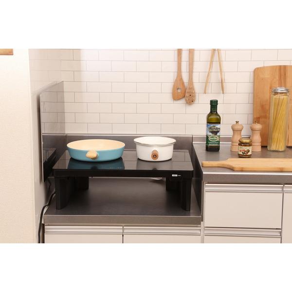 アイリスオーヤマ IHクッキングヒーター  ブラック IHC-WKG3S-B ［2口 /100V］ | IRIS OHYAMA | 02