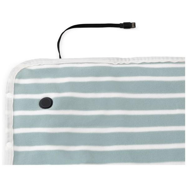 アイリスオーヤマ HW-HBK-W/A ヒートブランケット  ボーダー 【864】 | IRIS OHYAMA | 05