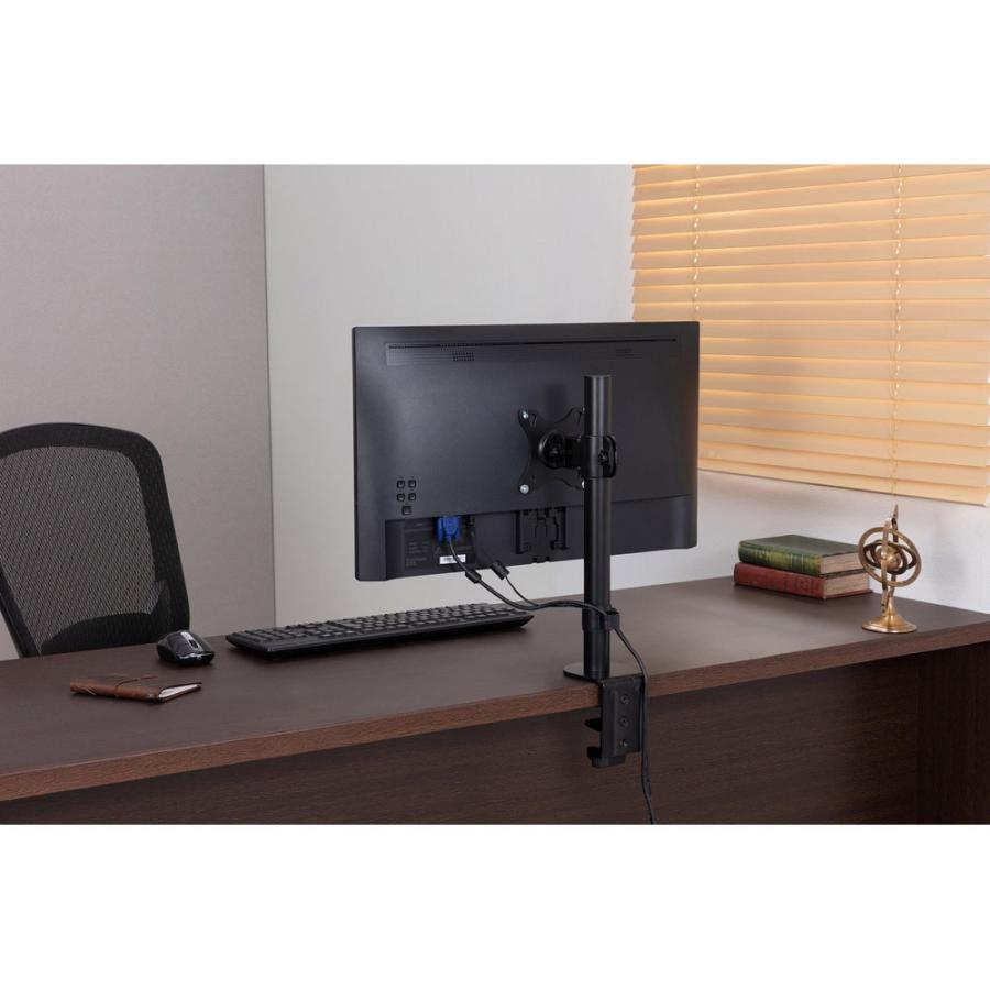 アイリスオーヤマ モニターアーム [1画面 /17〜32インチ] 固定式 クランプ式 LUCA ブラック DA-1040 [振込不可] | IRIS OHYAMA | 03