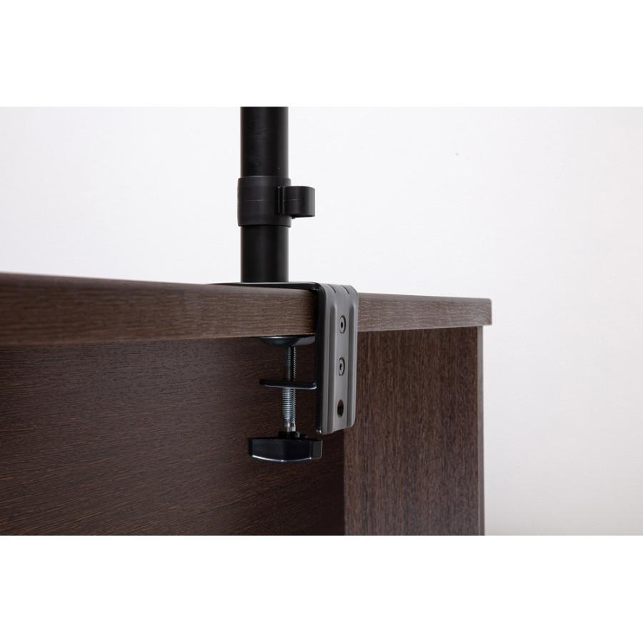 アイリスオーヤマ モニターアーム [1画面 /17〜32インチ] 固定式 クランプ式 LUCA ブラック DA-1040 [振込不可] | IRIS OHYAMA | 05