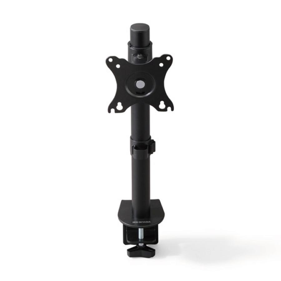 アイリスオーヤマ モニターアーム [1画面 /17〜32インチ] 固定式 クランプ式 LUCA ブラック DA-1040 [振込不可] | IRIS OHYAMA | 06