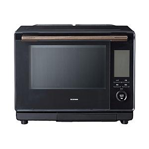 アイリスオーヤマ コンベクションスチームオーブンレンジ  ブラック MS-F3002-B ［30L］ | IRIS OHYAMA