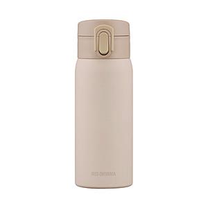 アイリスオーヤマ ステンレスケータイボトル　ワンタッチ　350ml　アイボリー   SKB-O350 | IRIS OHYAMA