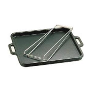 中部コーポレーション トキワ鉄オイル焼角型（専用ハンドル付） 25×30cm ＜QOI02002＞ [振込不可] | 中部コーポレーション
