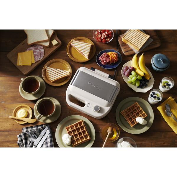 ビタントニオ VWH-600-I ワッフル＆ホットサンドベーカー アイボリー |  | 10