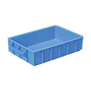 DICプラスチック A型コンテナ　A-1　ボックス型　外寸：W460×D280×H100　青　A1 | DIC