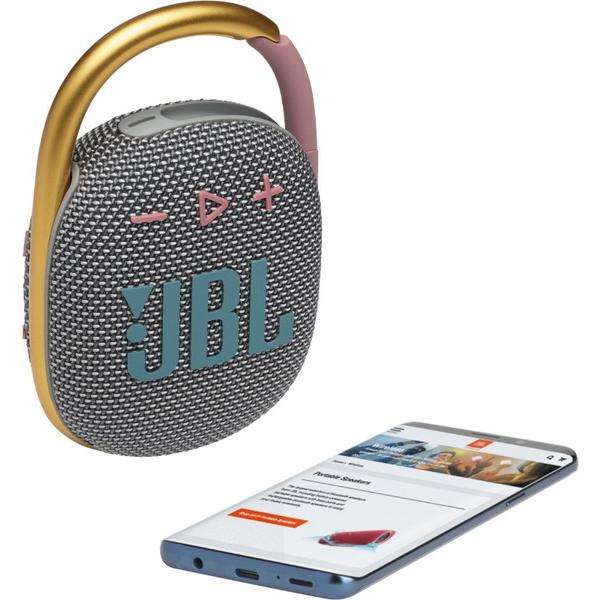 JBL(ジェービーエル) ブルートゥース スピーカー  グレー JBLCLIP4GRY ［防水 /Bluetooth対応 /Wi-Fi非対応］ [振込不可]｜y-sofmap｜08