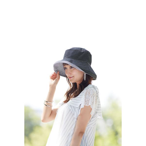 コジット 髪型ふんわりＵＶツバ広デニムハット [振込不可] | COGIT | 05
