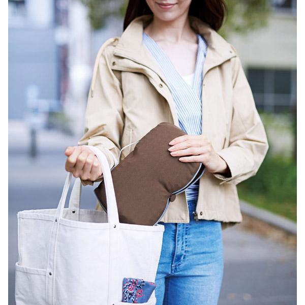 コジット Wゲル携帯クッション ハネナイト  ブラウン | COGIT | 03