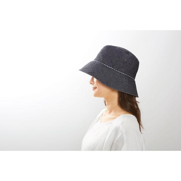 コジット 髪型ふんわりＵＶデニムハット　ブラック [振込不可] | ブランド登録なし | 06