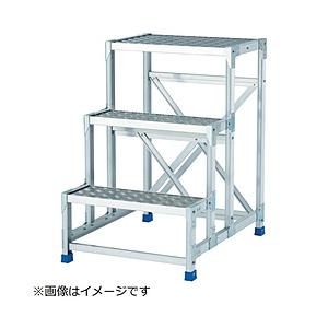 アルインコ 作業台（天板縞板タイプ）2段　CSBC266S | ALINCO