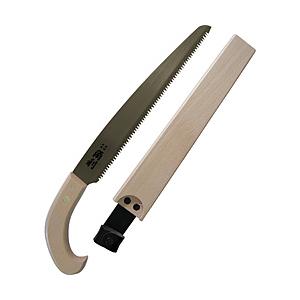 角利産業 ＫＡＫＵＲＩ　木サヤ付剪定鋸　上製白柄白サヤ　２７０ｍｍ   41309 | 