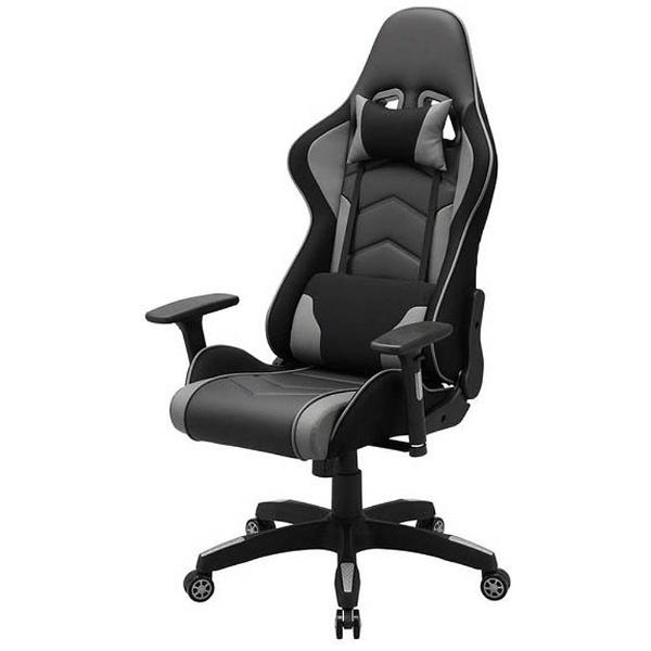 【送料無料】 SANWA SUPPLY(サンワサプライ) SNC-L18GY ゲーミングチェア [W675ｘD660〜1250ｘH1275〜1350mm]  グレー | SANWA SUPPLY | 01