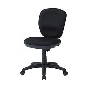 SANWA SUPPLY(サンワサプライ) ミドルバックOAチェア [W615ｘD615ｘH840〜960mm]  ブラック SNC-T146KBK | SANWA SUPPLY