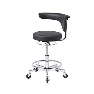 SANWA SUPPLY(サンワサプライ) 作業用ワークスツール [W495ｘD495ｘH710〜840mm]  ブラック SNC-RD10VBK | SANWA SUPPLY